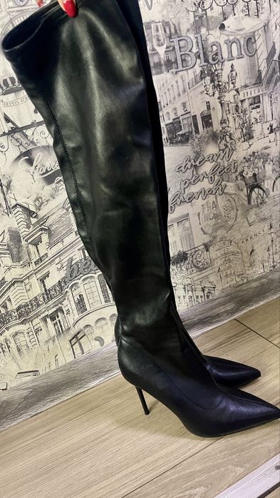 Сапоги кожанные