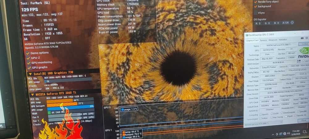 placa video Gigabyte RTX 3060 ti