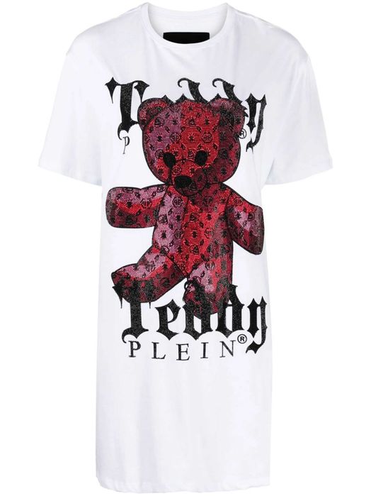 Philipp Plein 
Рокля тип тениска Teddy Plein с кристална украса
