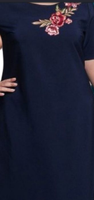 Rochie mar. 50-52 cu broderie