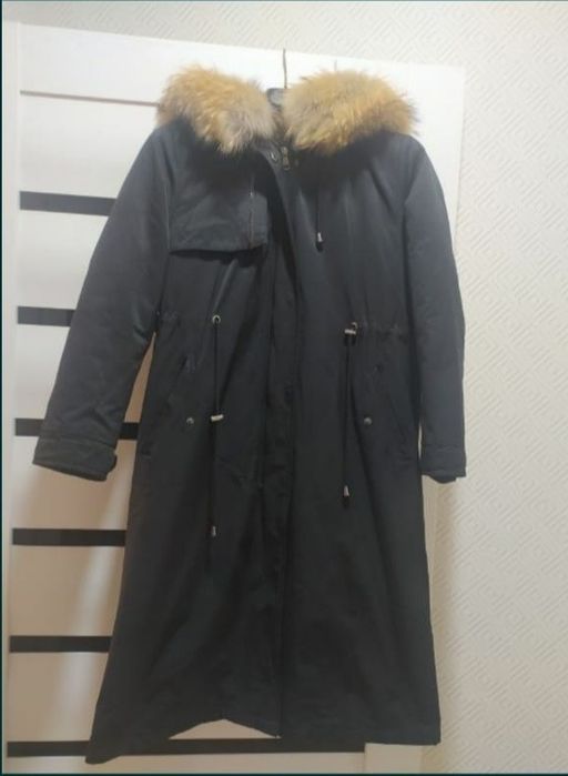 Парка с натуральным мехом