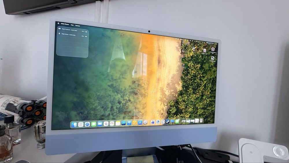 iMac 24” M4, 256gb, 16gb, blue 2 ani garantie