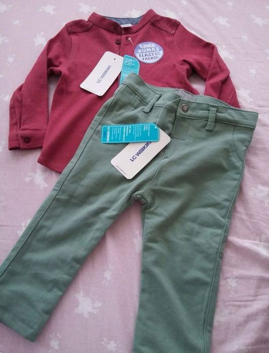 Детски дрехи - яке, риза, панталон