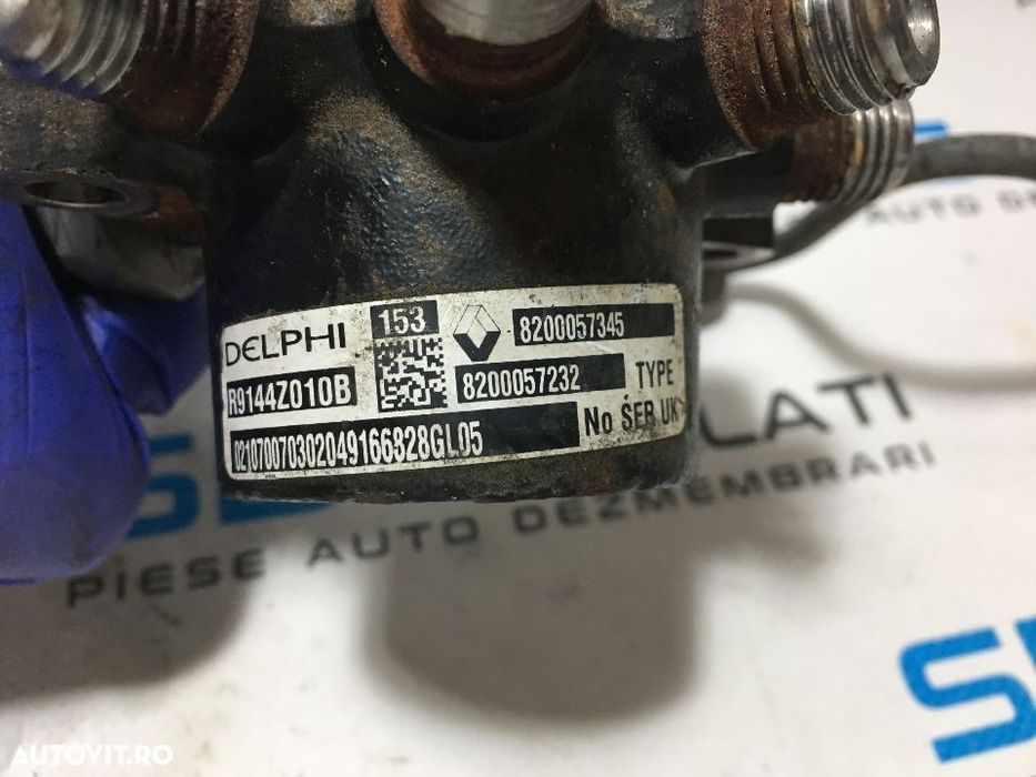 Rampa Injectoare cu Senzor Presiune Dacia Logan 1.5DCI 2005 - Prezent COD : 8200057232 / 8200057345