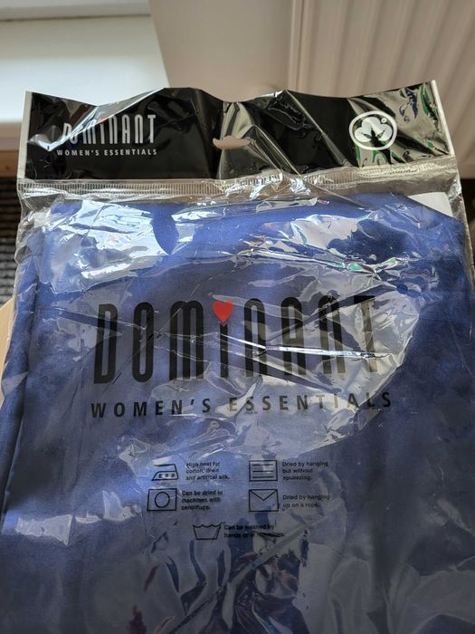 Halat din satin, Albastru, M