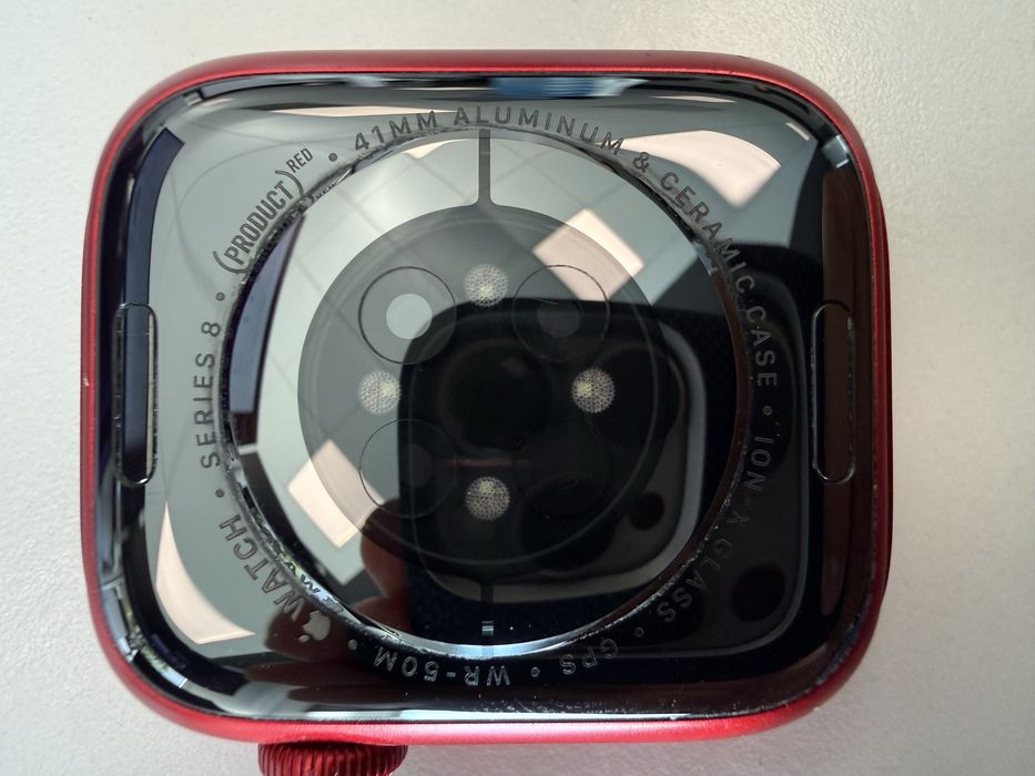 Apple Watch 8 GPS Red excelent 41mm 87% baterie