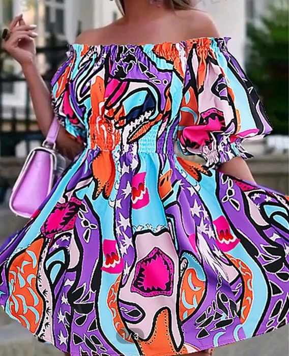 Дамска рокля спортно елегантни