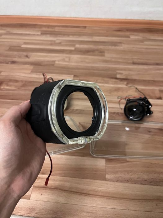 Bi-Led линзы комплет для ауди 80 б4