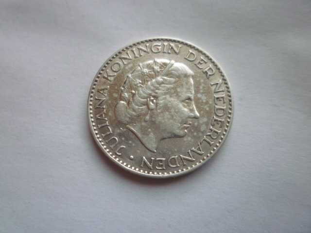 сребърна монета 1 гулден 1956 година