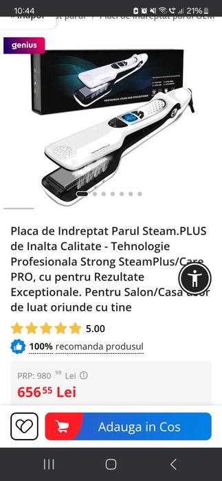 Vând placa de îndreptat parul