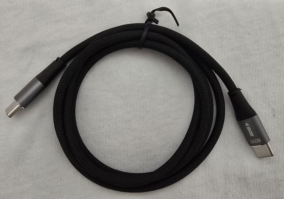 Cabluri date si incarcare rapida, pinzat, USB C la USB C 1m telefoane