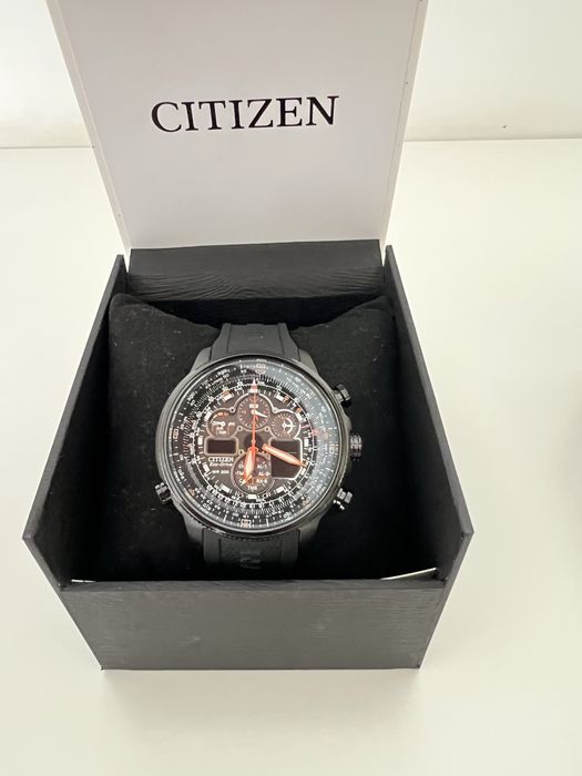Ceas Citizen Navihawk A-T Eco-Drive JY8035-04E NOU | Atomic Time | 200 m | Cutie originală