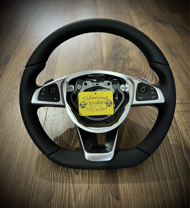 Volan piele naturala nappa Mercedes AMG W213 w205 w212 A E C Class GLE