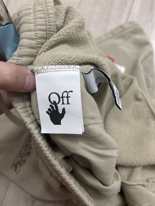 Off white pantaloni