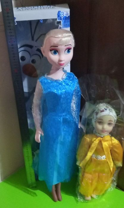 Кукла Барби принцесса Эльза Kukla Barbi Qoʻgʻirchoq Oʻyinchoq 80 sm