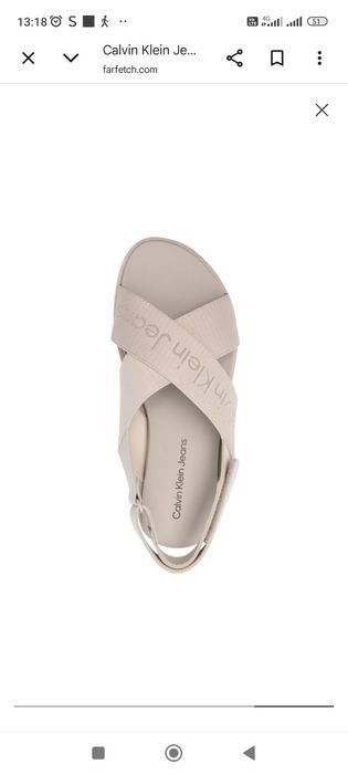 Дамски сандали Calvin Klein , 36 номер