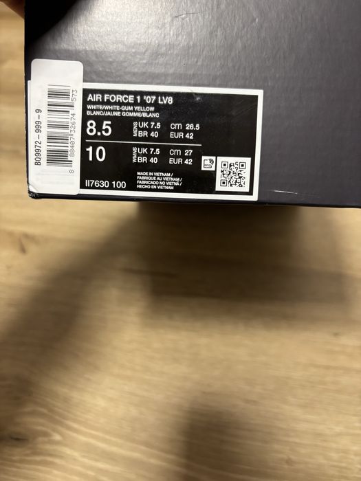De vanzare Nike Air Force 1 White Gum