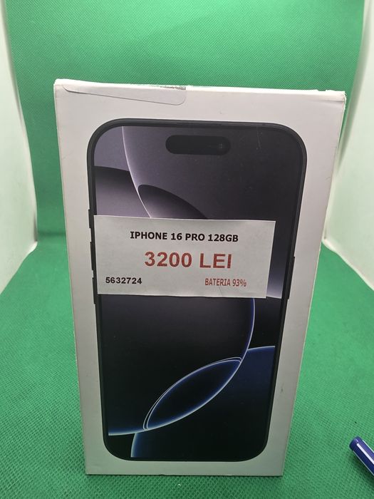 Iphone 16 Pro 128GB•Bateria 93%•Amanet Lazar Crangasi •56327