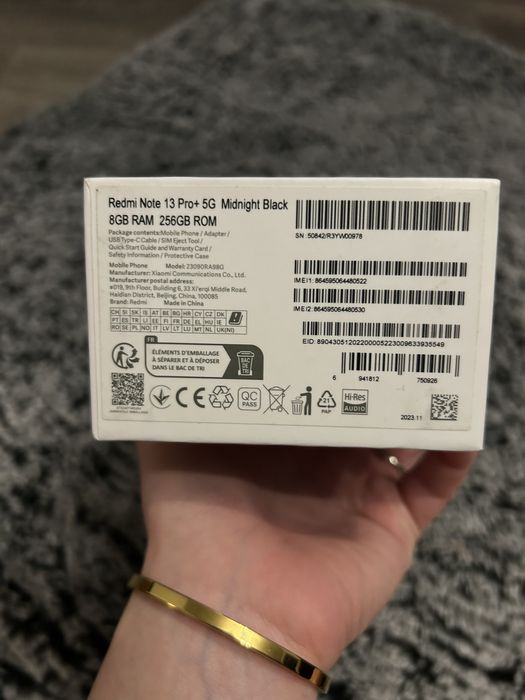 Xiaomi redmi note 13 pro+  5g