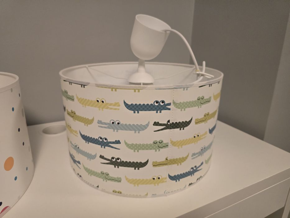 Детски полилей на верижка CROCODILES 1xE27/60W/230V