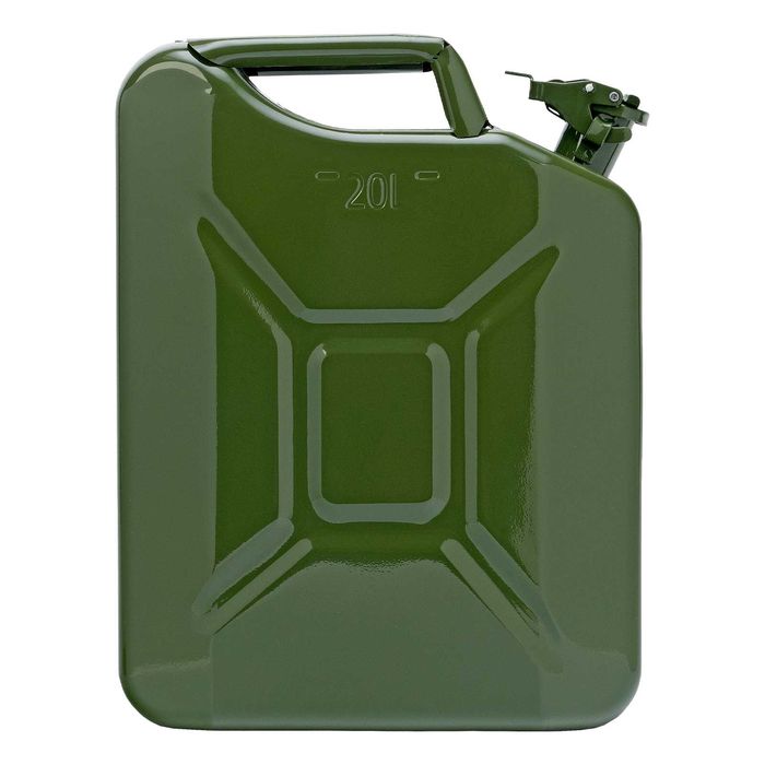 Канистра для ГСМ, металлическая, 20 литров Stels ( С Сертификатом )