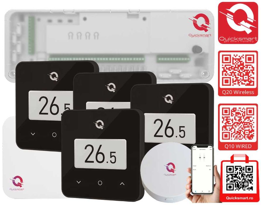 Sistem smart automatizare încălzire – control din telefon