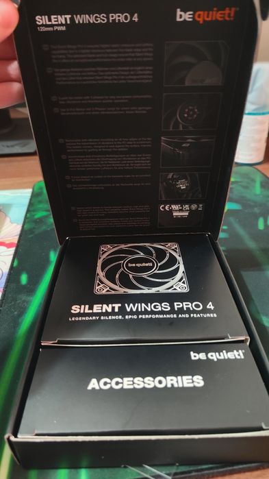 3 Ventilatoare Be quiet! Silent wings pro 4 120mm