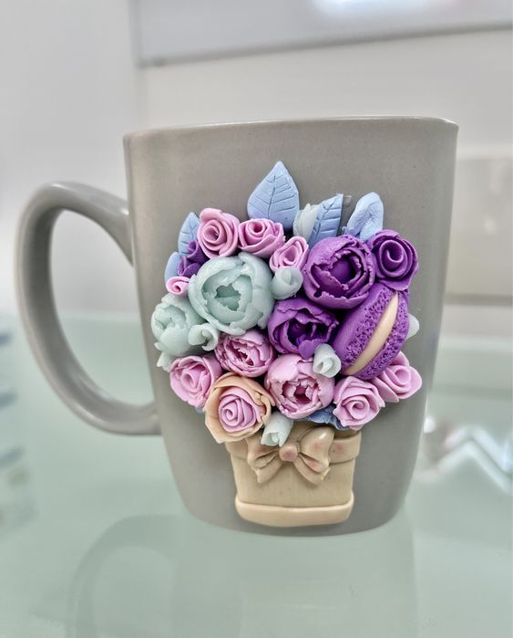 Чаша с полимерна глина