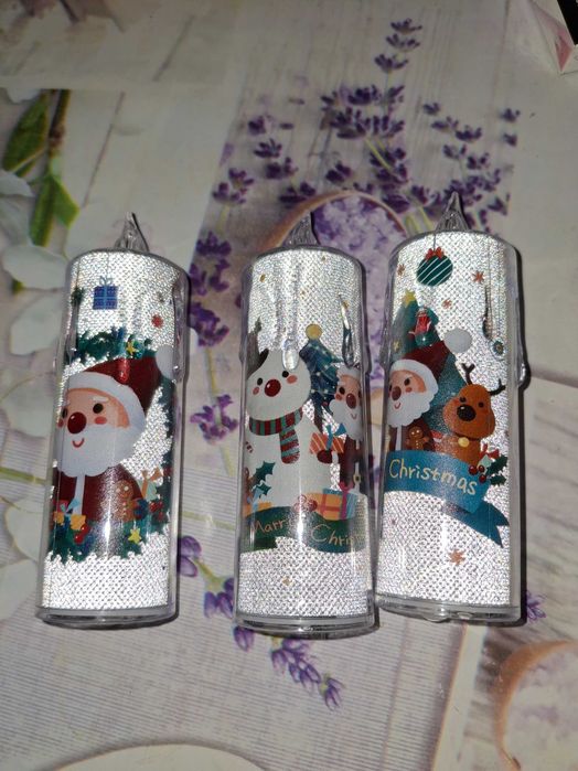 Декоративни коледни свещи