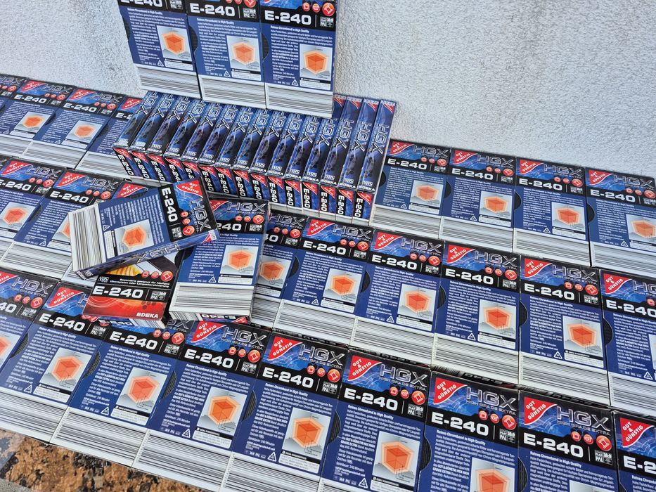 Vând 80 casete video VHS originale Edeka HGX colecție de filme Triler