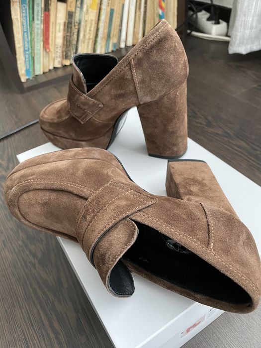 Pantofi noi, de toamna, piele naturala intoarsa, masura 33