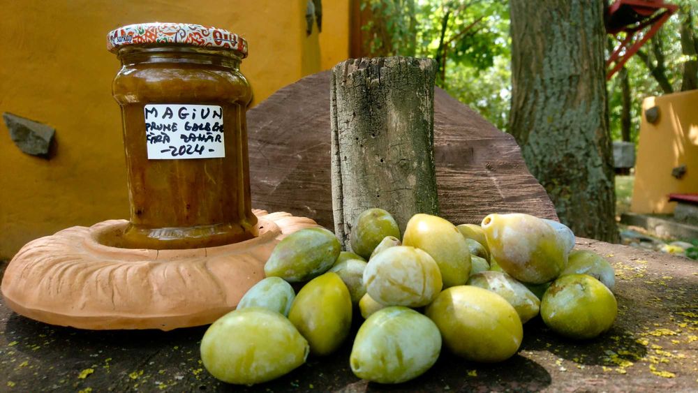 Magiun din Prune Negre, Galbene - fara zahar - 100% NATURAL