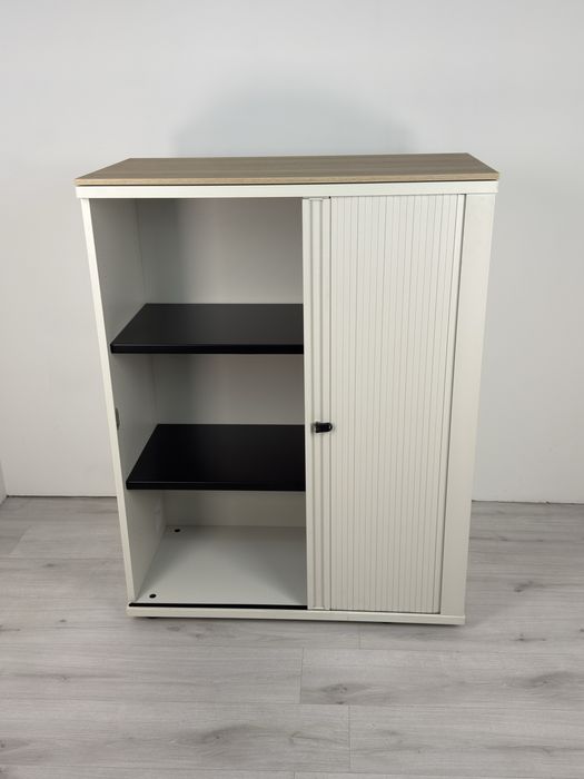 Офисен шкаф етажарка за документи с ролетна щора внос от германия