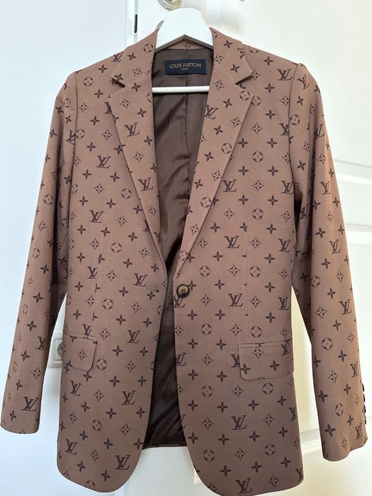 Louis Vuitton sacou dama maro marimea S blazer original deosebit