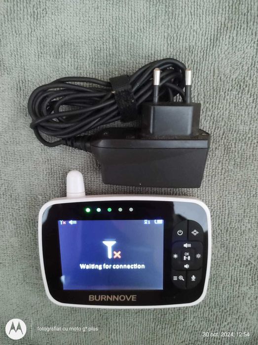 Monitor pentru bebeluși BURNNOVE 3.5 Inch 480P,(Super Ofertă).