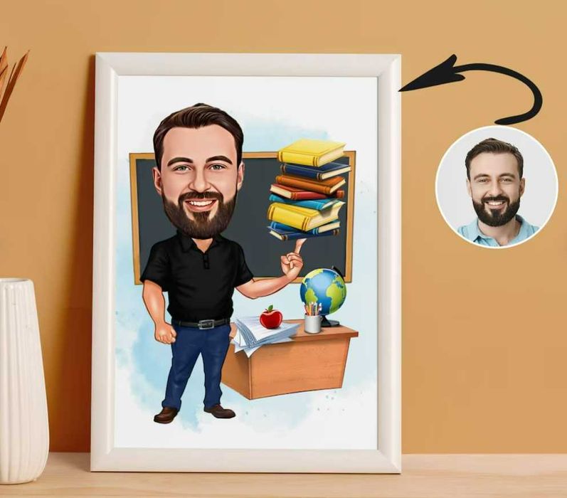 Забавни Карикатури Бургас, Kapикaтура по cнимкa