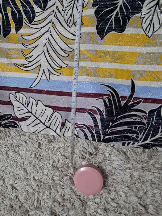 Fusta midi H&M material stralucitor