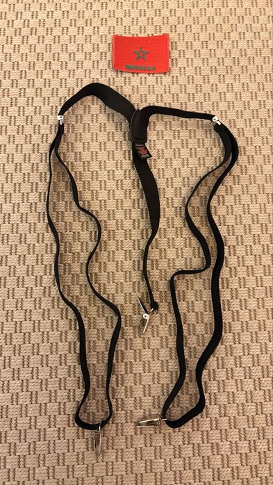 Bretele negre Primark cu 3 clips metalice, reglabile