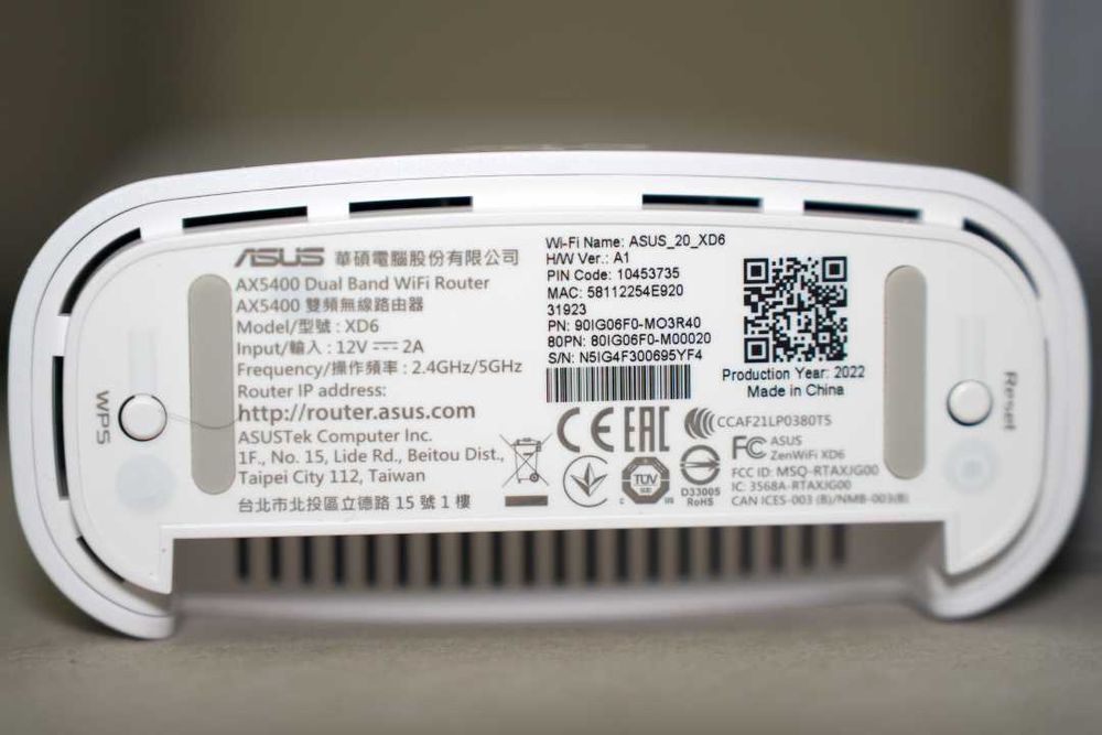 Роутер ASUS ZenWiFi XD6 Wi-Fi 6