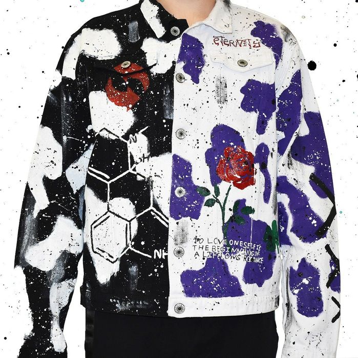 Кастомная джинсовая куртка