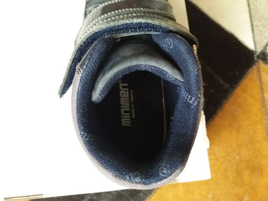 Miniman ботиночки, кожаные кеды