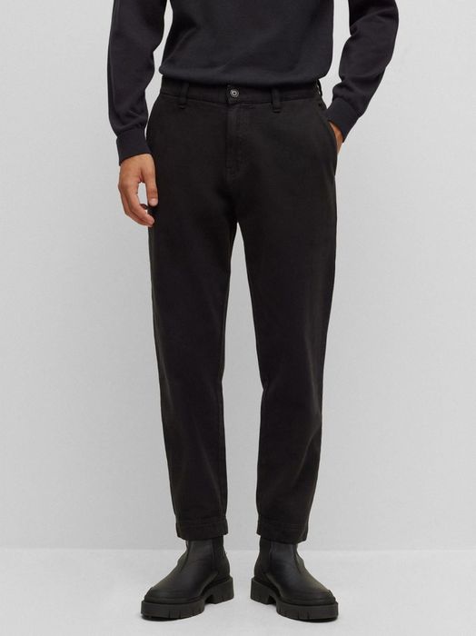 Оригинален панталон Hugo Boss Zeebo W34 Нов мъжки дънки чернен