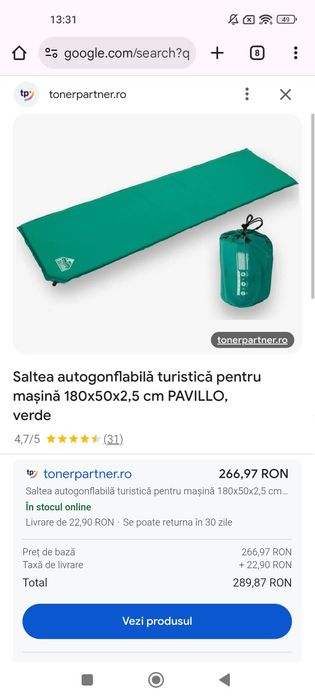 Saltele autogonflabile