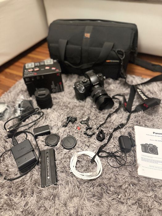 Panasonic Lumix GH5 + 12-35mm f/2.8 + 12-60mm + accesorii FULL KIT
