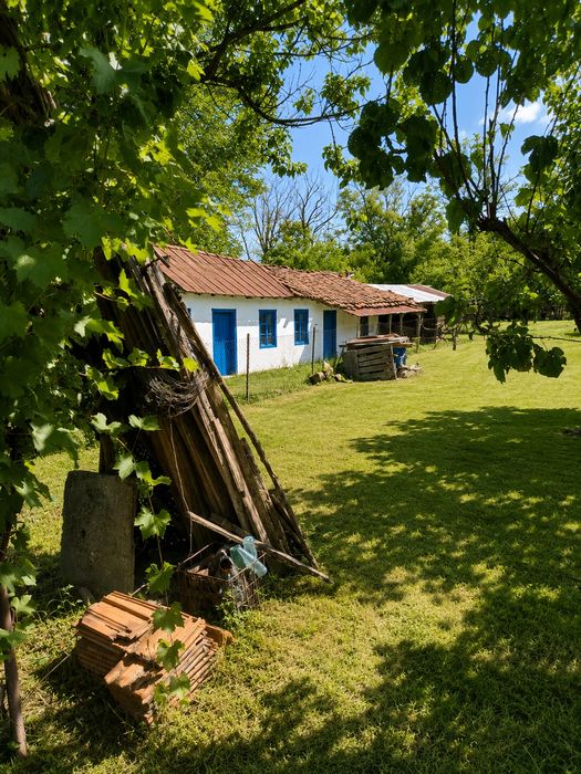 Къща 250 кв.м + кирпичена къща 200 кв.м, общ двор 2500 кв.м