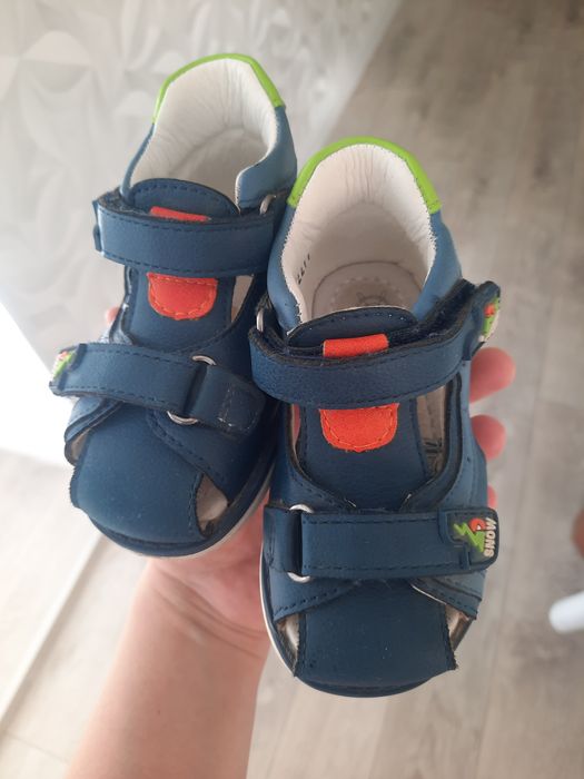 Сандали детские синии  21 размер
