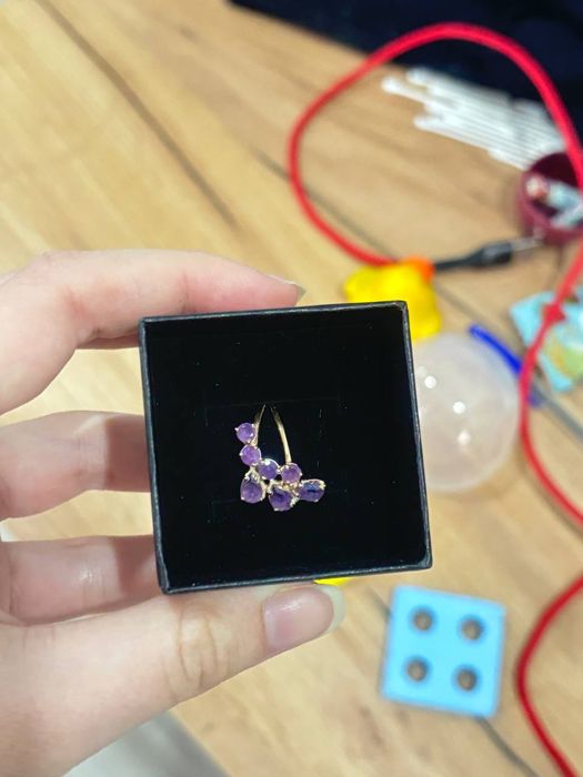 Кольцо и серьги золотые