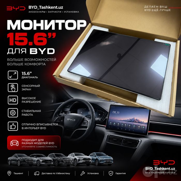 Монитор 15.6 размер для BYD