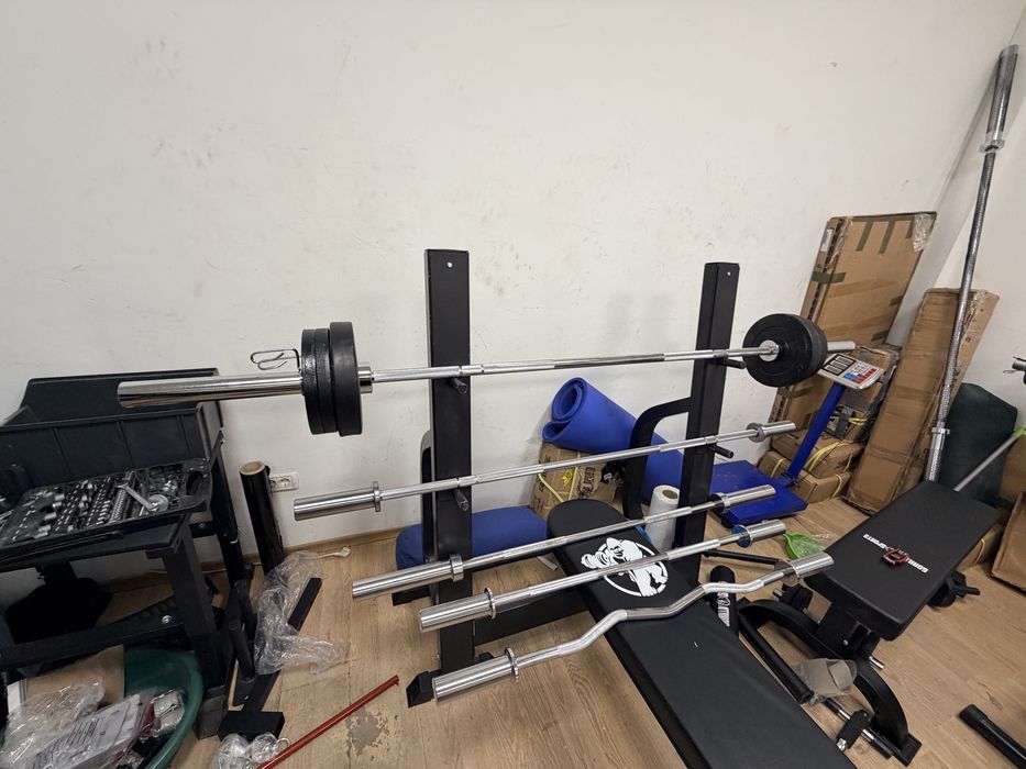 Bari olimpice 50 mm noi, de la 120 cm. Pana la 220 cm si 20 kg si z