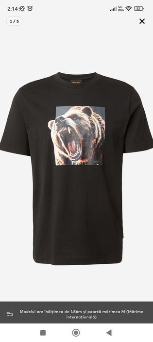 Tricou HUGO BOSS VERSACE JEANS COUTURE original 100%  marimea L,XL colectia noua Versace Cavalli